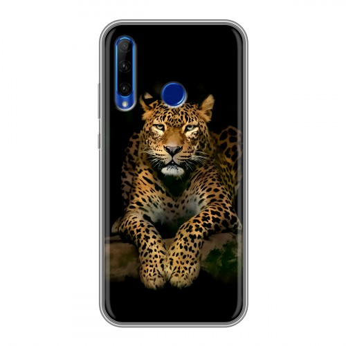 Дизайнерский силиконовый чехол для Huawei Honor 10i Леопард