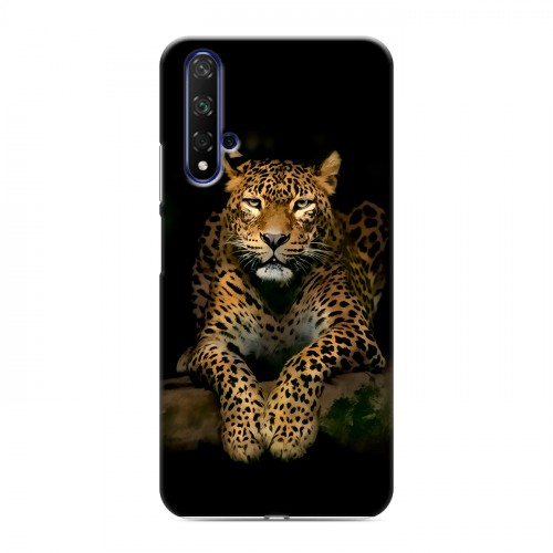 Дизайнерский силиконовый чехол для Huawei Honor 20 Леопард