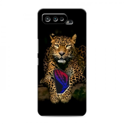 Дизайнерский силиконовый чехол для ASUS ROG Phone 5 Леопард