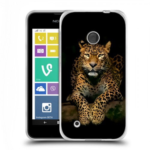 Дизайнерский пластиковый чехол для Nokia Lumia 530 Леопард