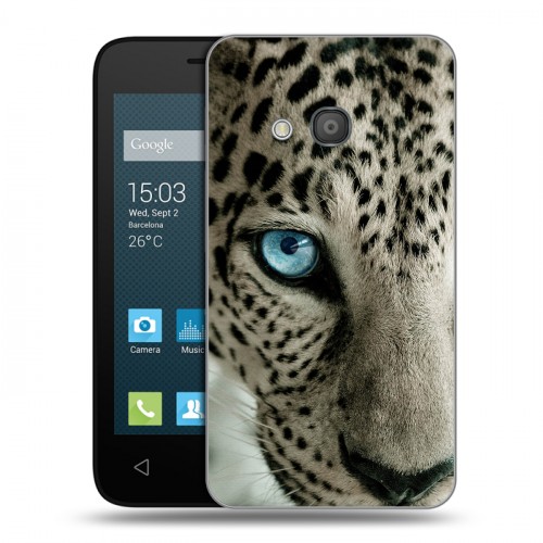Дизайнерский силиконовый чехол для Alcatel One Touch Pixi 4 (4) Леопард