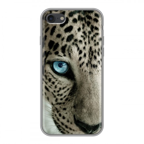 Дизайнерский силиконовый чехол для Iphone 7 Леопард