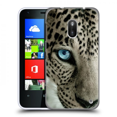 Дизайнерский пластиковый чехол для Nokia Lumia 620 Леопард