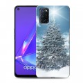 Дизайнерский пластиковый чехол для OPPO A52 Новогодняя елка