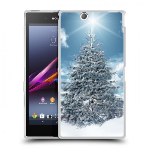 Дизайнерский пластиковый чехол для Sony Xperia Z Ultra  Новогодняя елка