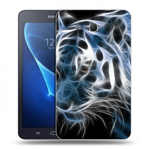 Дизайнерский силиконовый чехол для Samsung Galaxy Tab A 7 (2016) Тигры