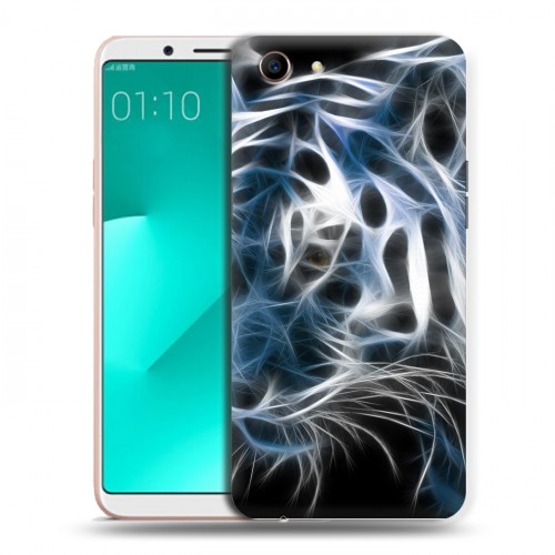 Дизайнерский пластиковый чехол для OPPO A83 Тигры