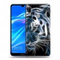 Дизайнерский пластиковый чехол для Huawei Y6 (2019) Тигры