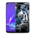 Дизайнерский пластиковый чехол для OPPO A52 Тигры