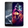 Дизайнерский пластиковый чехол для Nokia 5.1 Тигры