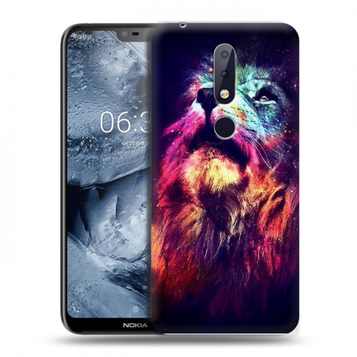 Дизайнерский силиконовый чехол для Nokia 6.1 Plus Тигры