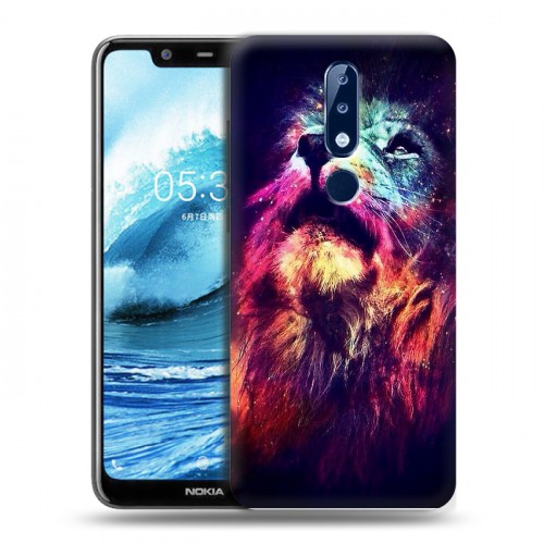 Дизайнерский силиконовый чехол для Nokia 5.1 Plus Тигры