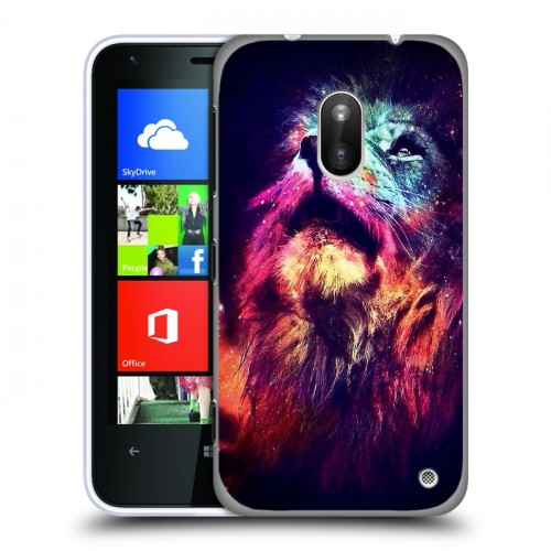 Дизайнерский пластиковый чехол для Nokia Lumia 620 Тигры