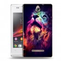 Дизайнерский пластиковый чехол для Sony Xperia E Тигры