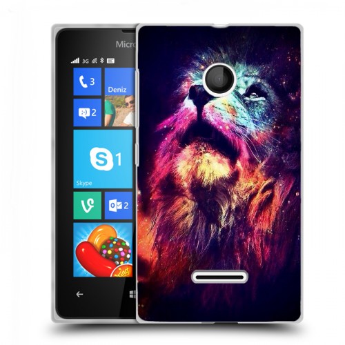 Дизайнерский пластиковый чехол для Microsoft Lumia 435 Тигры