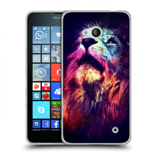 Дизайнерский пластиковый чехол для Microsoft Lumia 640 Тигры