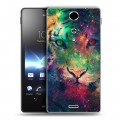 Дизайнерский пластиковый чехол для Sony Xperia TX Тигры