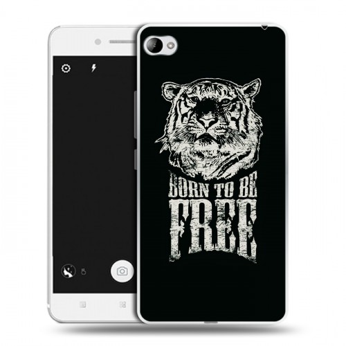 Дизайнерский пластиковый чехол для Lenovo S90 Тигры