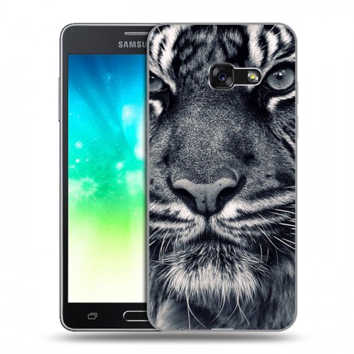 Дизайнерский пластиковый чехол для Samsung Galaxy A3 (2017) Тигры