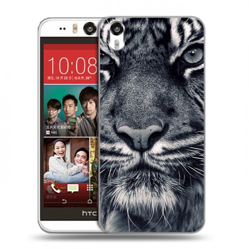 Дизайнерский силиконовый чехол для HTC Desire Eye Тигры