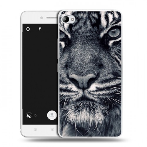Дизайнерский пластиковый чехол для Lenovo S90 Тигры