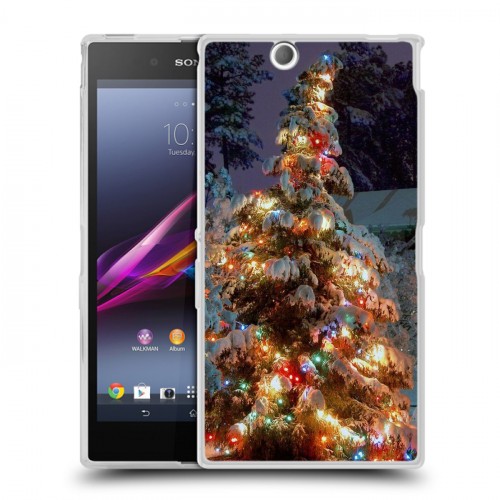 Дизайнерский пластиковый чехол для Sony Xperia Z Ultra  Новогодняя елка