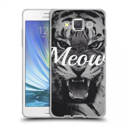 Дизайнерский пластиковый чехол для Samsung Galaxy A5 Тигры