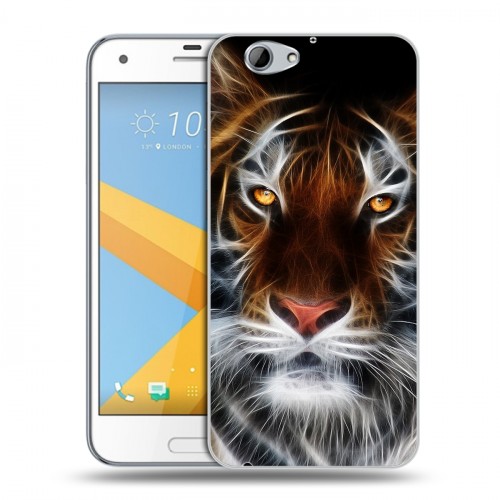 Дизайнерский силиконовый чехол для HTC One A9S Тигры