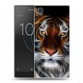 Дизайнерский пластиковый чехол для Sony Xperia L1 Тигры