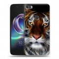 Дизайнерский силиконовый чехол для Alcatel Idol 5 Тигры