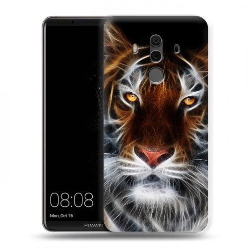 Дизайнерский пластиковый чехол для Huawei Mate 10 Pro Тигры