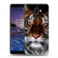 Дизайнерский пластиковый чехол для Nokia 7 Plus Тигры