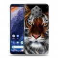 Дизайнерский силиконовый чехол для Nokia 9 PureView Тигры