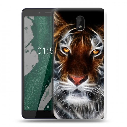 Дизайнерский силиконовый чехол для Nokia 1 Plus Тигры