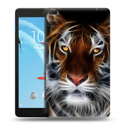Дизайнерский силиконовый чехол для Lenovo Tab E8 Тигры