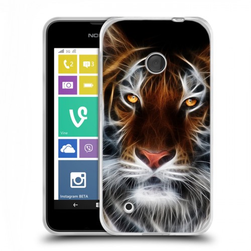 Дизайнерский пластиковый чехол для Nokia Lumia 530 Тигры