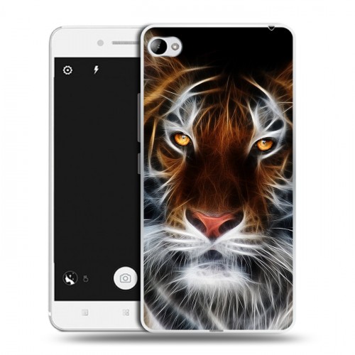 Дизайнерский пластиковый чехол для Lenovo S90 Тигры
