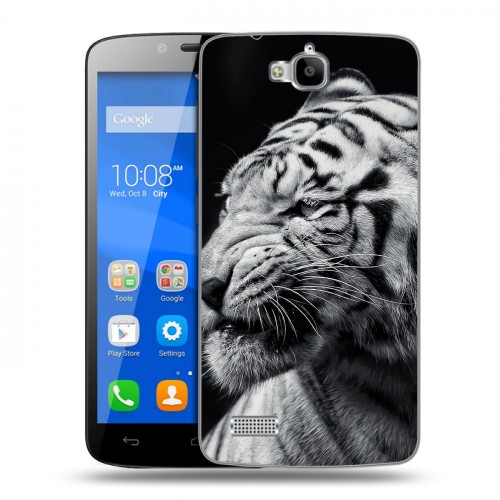 Дизайнерский пластиковый чехол для Huawei Honor 3C Lite Тигры