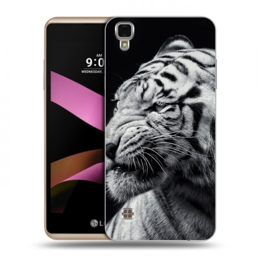 Дизайнерский пластиковый чехол для LG X Style Тигры