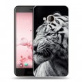 Дизайнерский силиконовый чехол для HTC U Play Тигры
