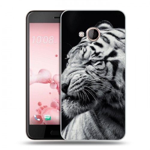 Дизайнерский пластиковый чехол для HTC U Play Тигры
