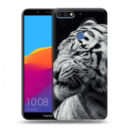 Дизайнерский пластиковый чехол для Huawei Honor 7C Pro Тигры