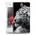 Дизайнерский пластиковый чехол для Sony Xperia E Тигры