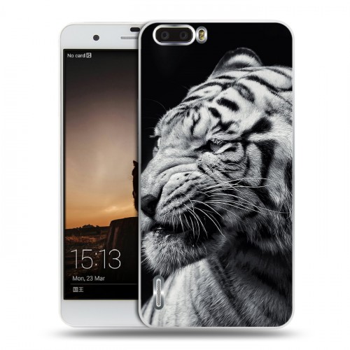 Дизайнерский пластиковый чехол для Huawei Honor 6 Plus Тигры