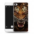 Дизайнерский пластиковый чехол для Lenovo S90 Тигры