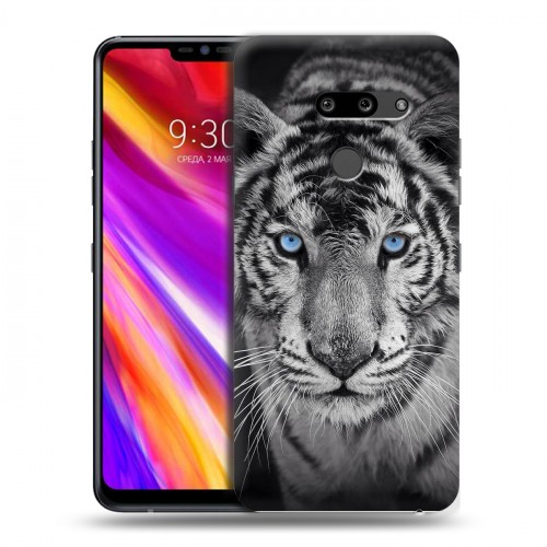 Дизайнерский пластиковый чехол для LG G8 ThinQ Тигры