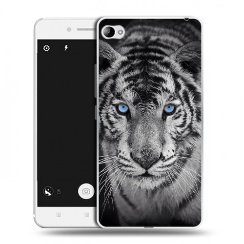 Дизайнерский пластиковый чехол для Lenovo S90 Тигры