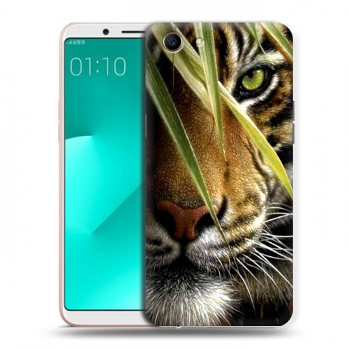 Дизайнерский пластиковый чехол для OPPO A83 Тигры