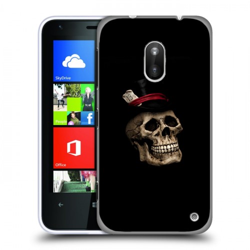 Дизайнерский пластиковый чехол для Nokia Lumia 620 Мир черепов