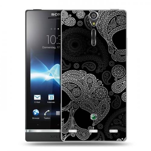 Дизайнерский пластиковый чехол для Sony Xperia S Мир черепов